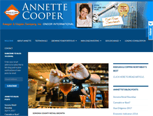 Tablet Screenshot of annettecooper.com